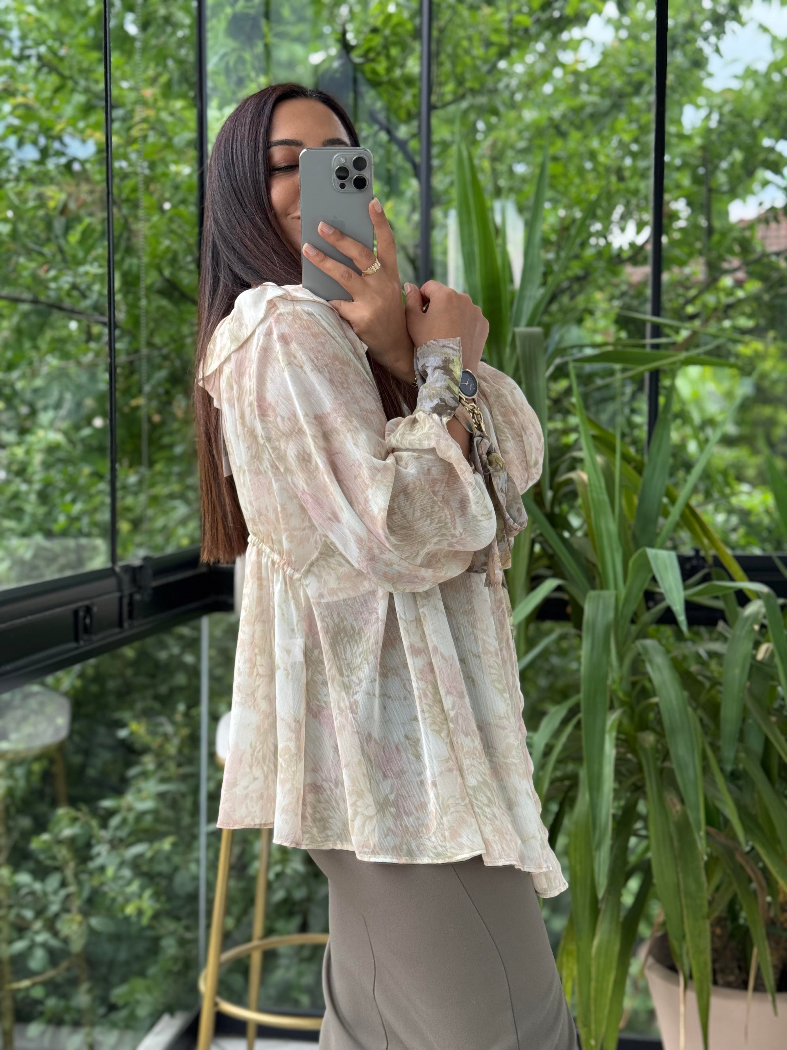 Zra Yoryo Gömlek Krem