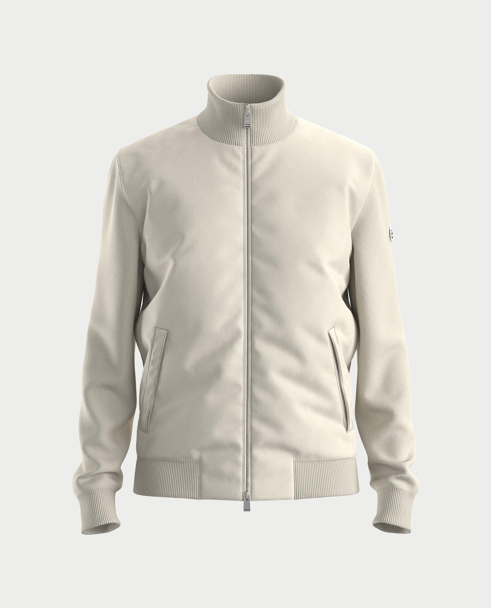 BOSS  BOSS Erkek Hibrit Kumaşlı Dik Yaka Normal Kalıp Uzun Kollu Bej Ceket 50543135-131