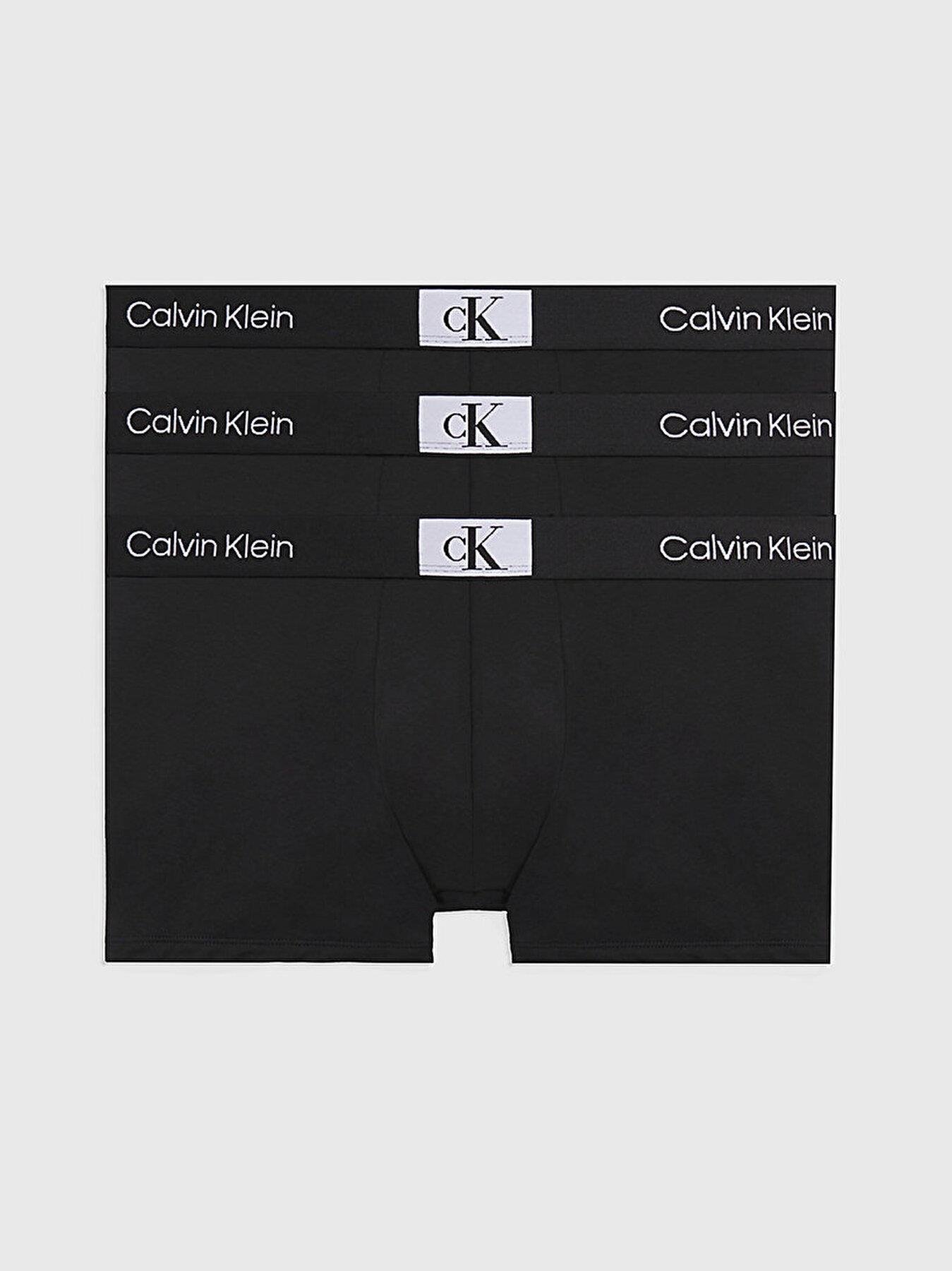 Calvin Klein Calvin Kleın Erkek Beli Lastikli Logolu Rahat Kesim Siyah Külot 000NB3528A-UB1