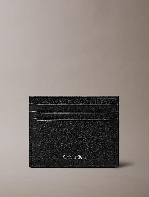 Calvin Klein Calvin Klein Erkek Çoklu Kart Bölmeli Deri Siyah Cüzdan LV04D1060G-UB1