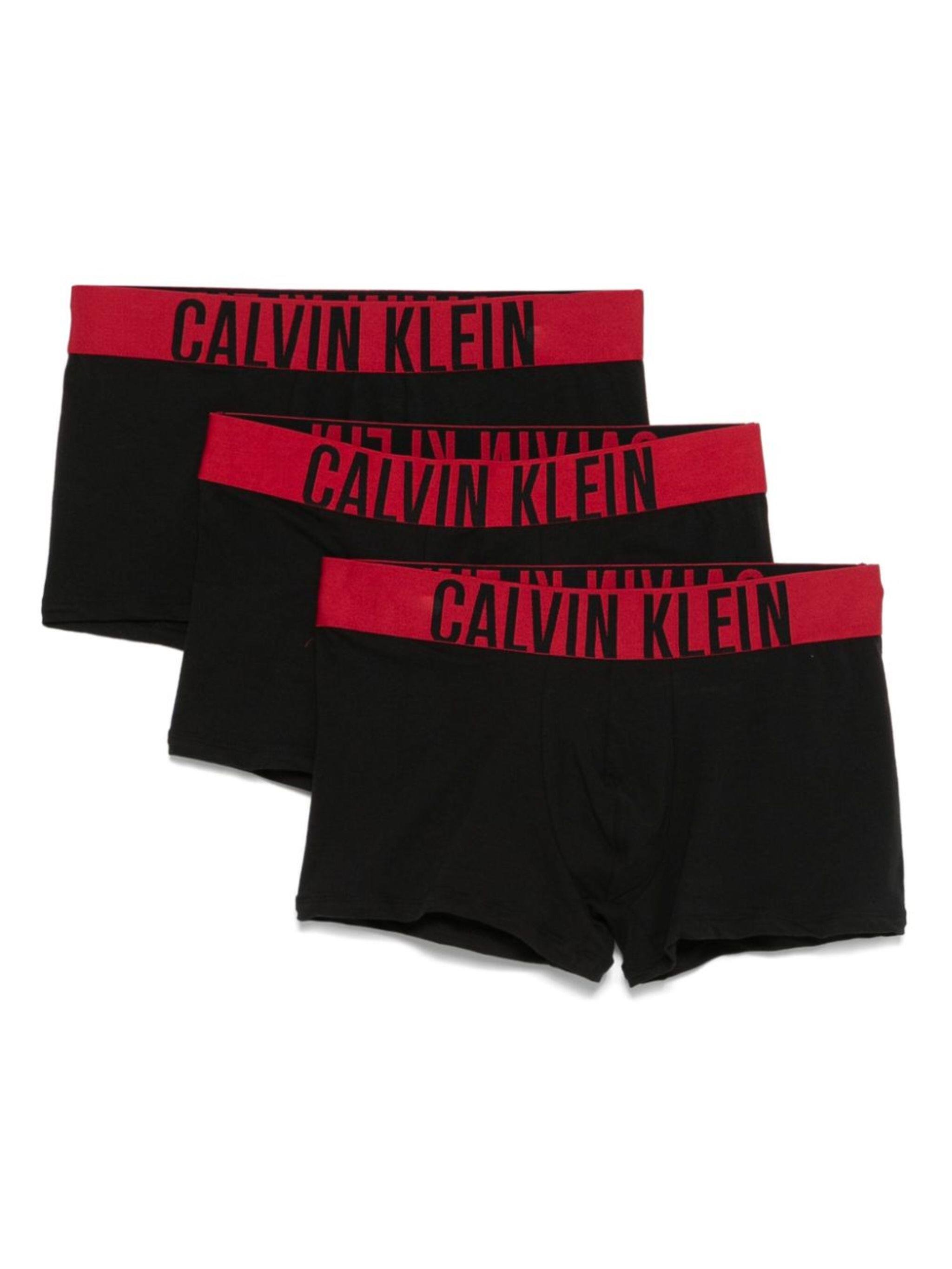 Calvin Klein Calvin Kleın Erkek Logolu Beli Lastikli Yüksek Bel Pamuklu Siyah Boxer 000NB3608A-Q5X
