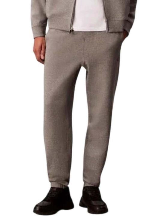 Calvin Klein Calvin Klein Erkek Rahat Kalıp Beli ve Paçası Lastikli %100 Pamuklu Gri Eşofman Altı LV04RD241G-P7E