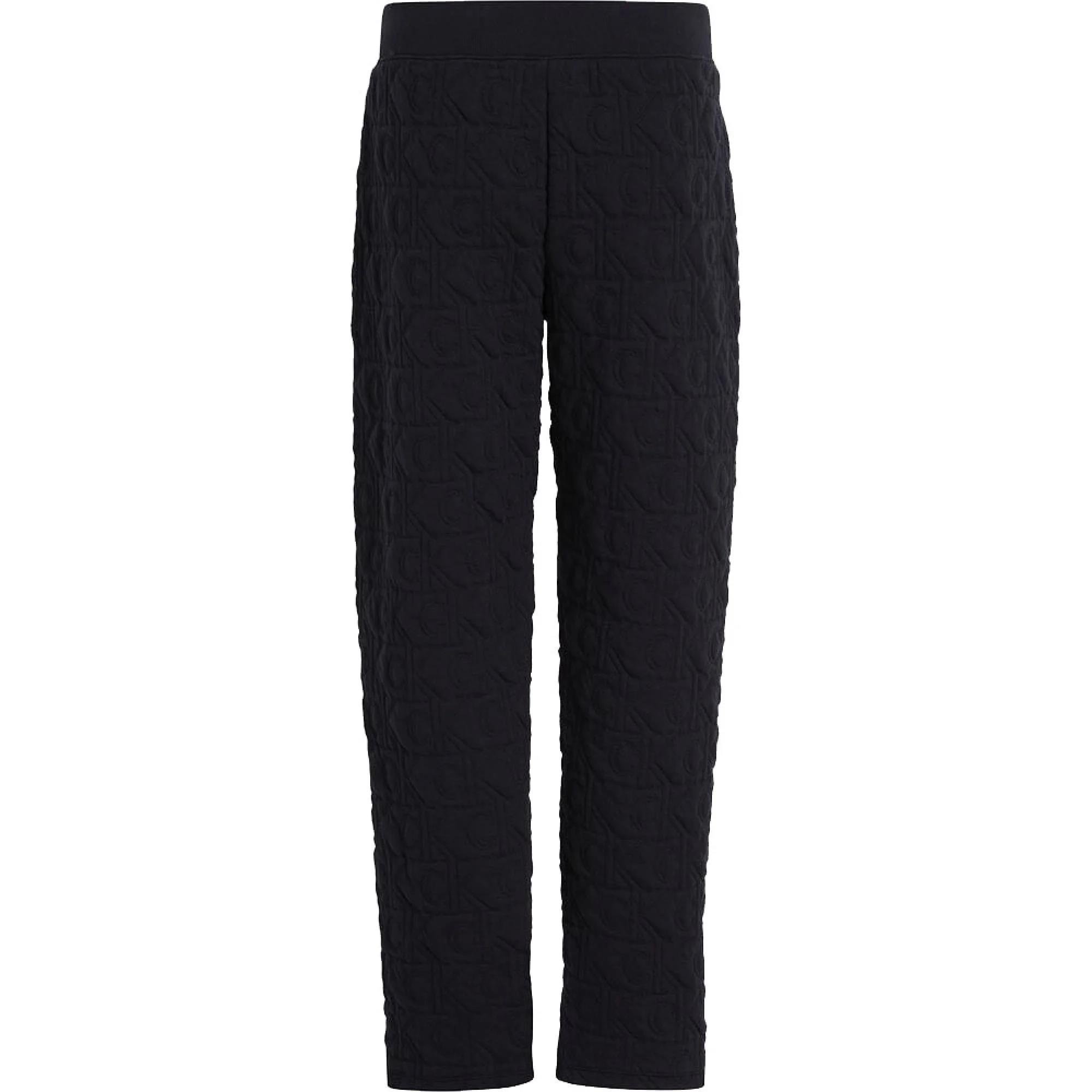 Calvin Klein Calvin Kleın Kadın Beli Lastikli Logolu Rahat Kesim Siyah Spor Eşofman Takımı 000QS7268E-UB1