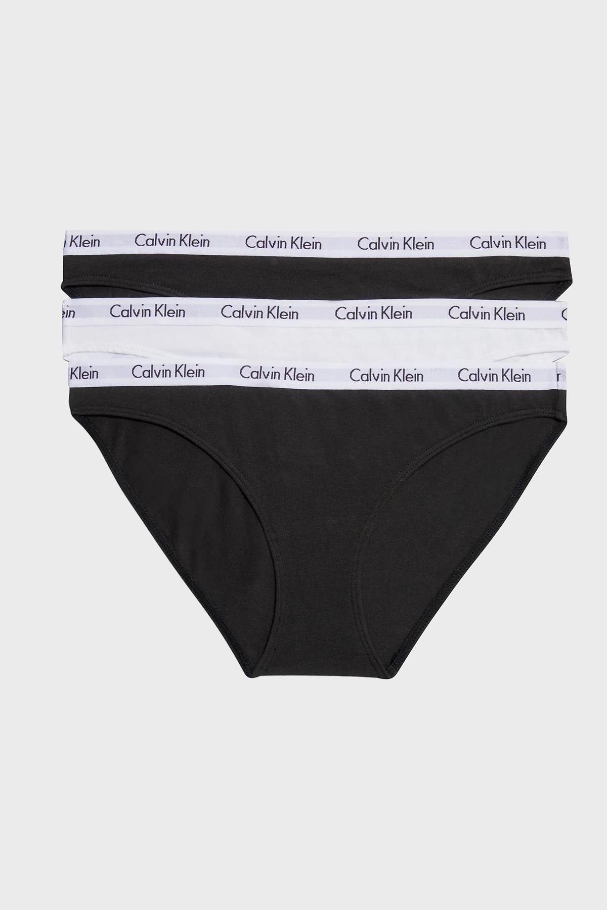 Calvin Klein Calvin Kleın Kadın Marka Logolu Günlük Kullanım Siyah Külot 000QD3588E-WZB