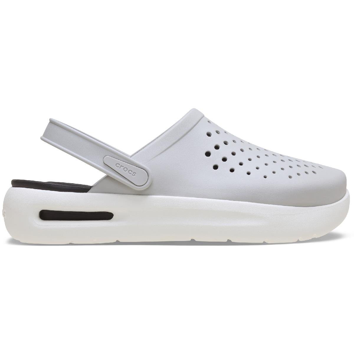Crocs Crocs Unısex Marka Logolu Rahat Günlük Kullanım Gri Terlik 209964-1FT