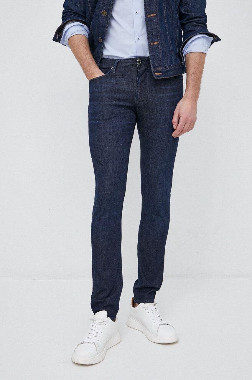 Emporio Armani Emporıo Armani Erkek Logolu 5 Cepli Denim Mavi1 Jeans 3R1J06 1D16Z-0942
