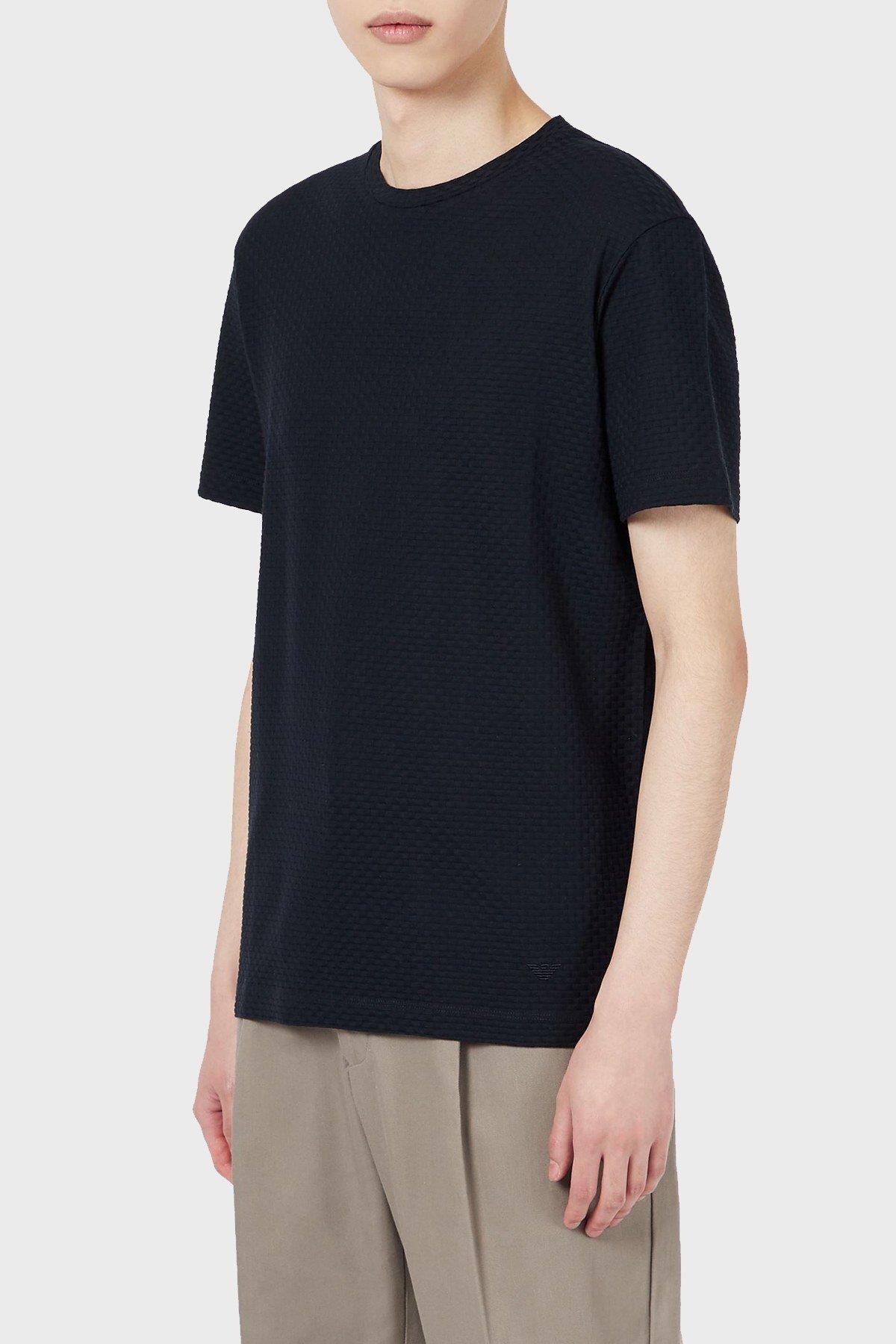 Emporio Armani Emporıo Armani Erkek Pamuklu Marka Logolu Bisiklet Yaka 922 T-Shirt 3K1T7Q 1JM9Z-922