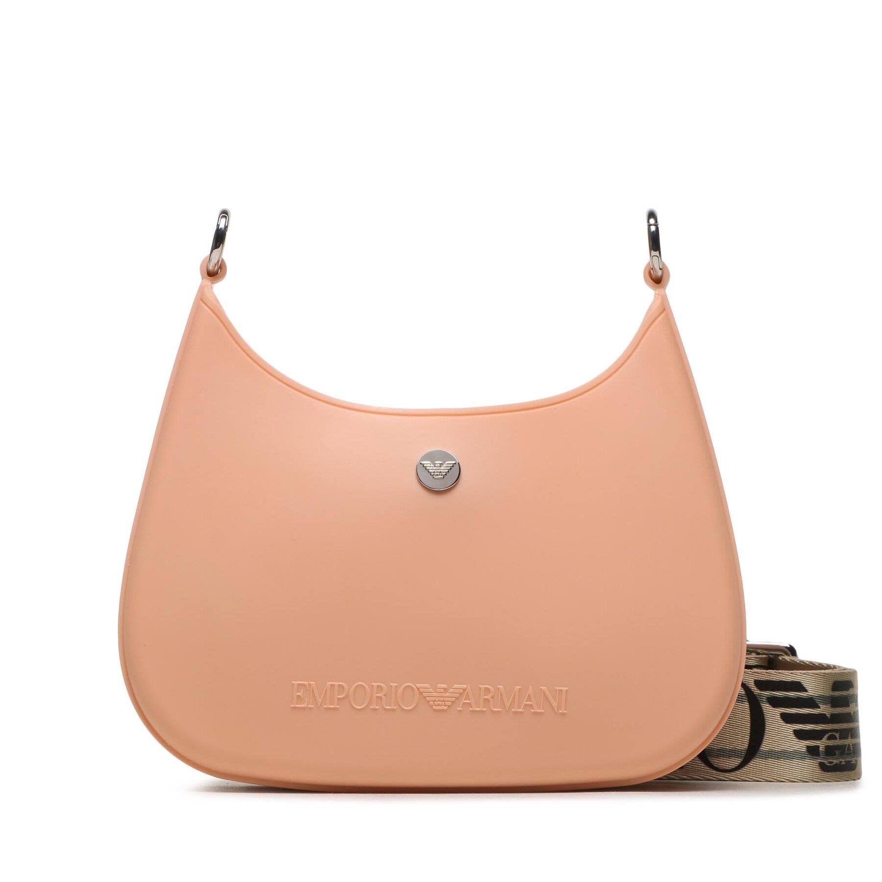 Emporio Armani Emporıo Armani Kadın Manyetik Detaylı Logolu Günlük Kullanım Pembe Omuz Çantası Y3H329 YWI7E-88430