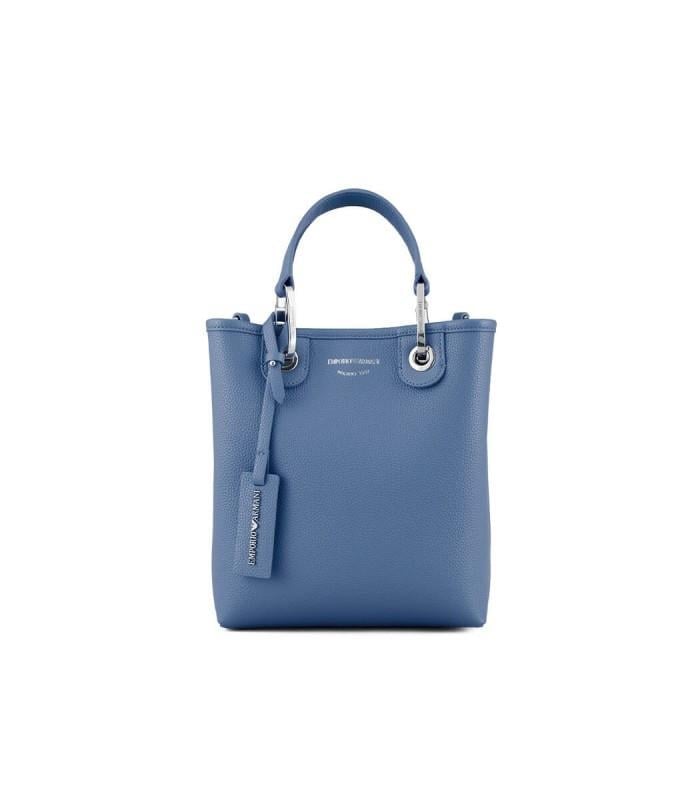 Emporio Armani Emporıo Armani Kadın Marka Logolu Rahat Mavi Omuz Çantası Y3D255 YFO5E-89587
