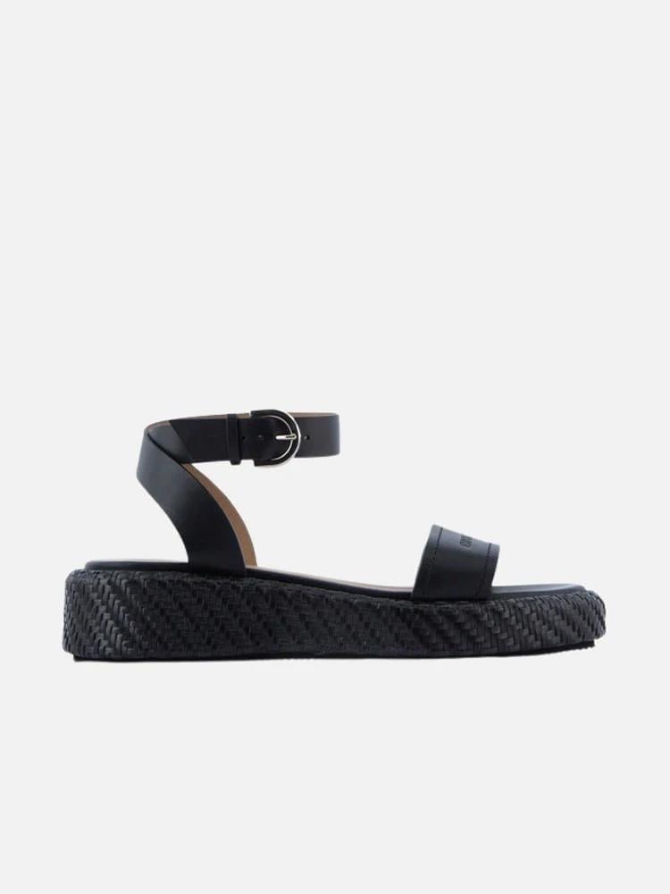 Emporio Armani Emporıo Armani Kadın Normal Taban Bantlı Bagcığı Tokalı Siyah Sandalet X3P784 XN268-SIY