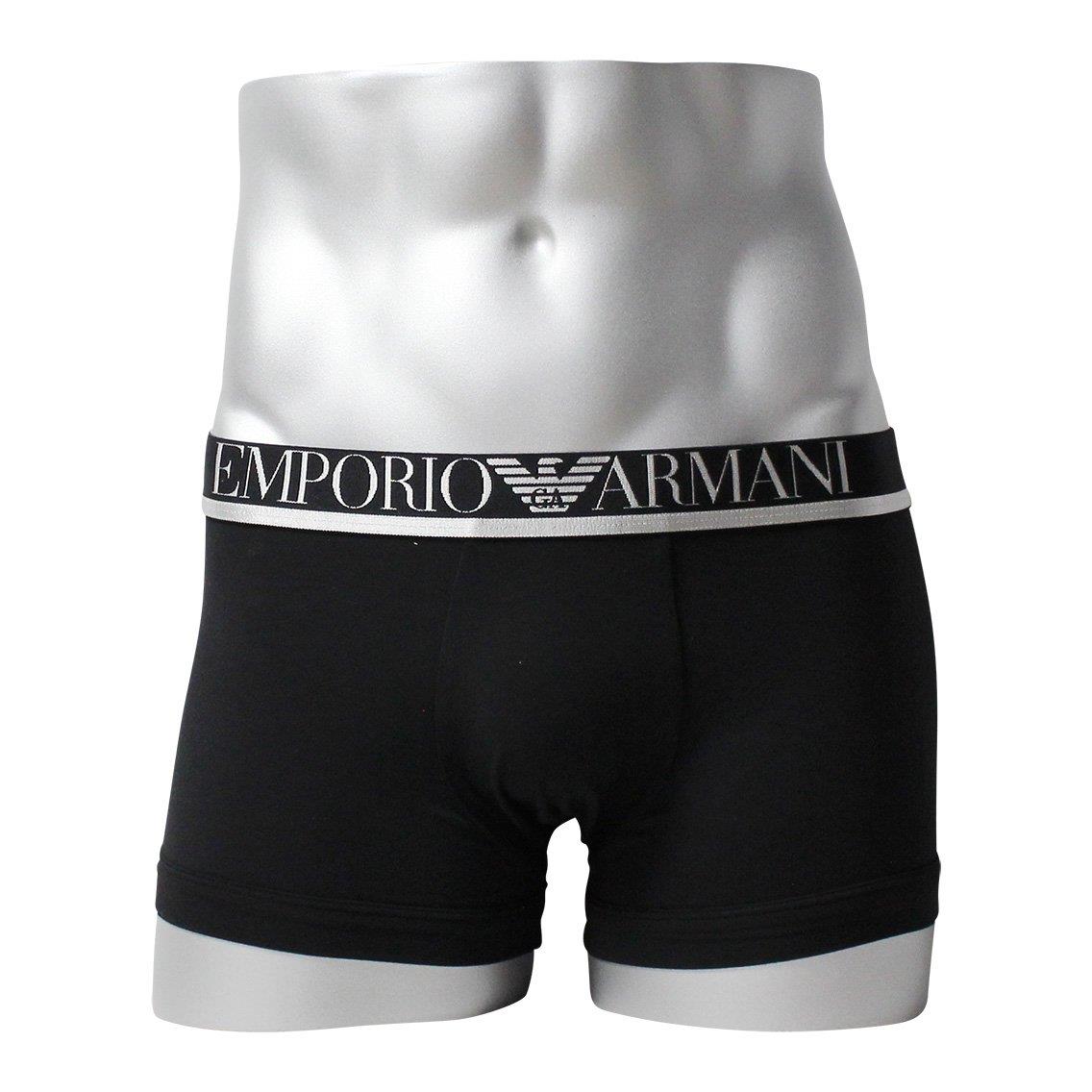 Emporio Armani Emporıo Body Erkek Marka Logolu Beli Lastikli Siyah Boxer 111389 1A511-SİYAH