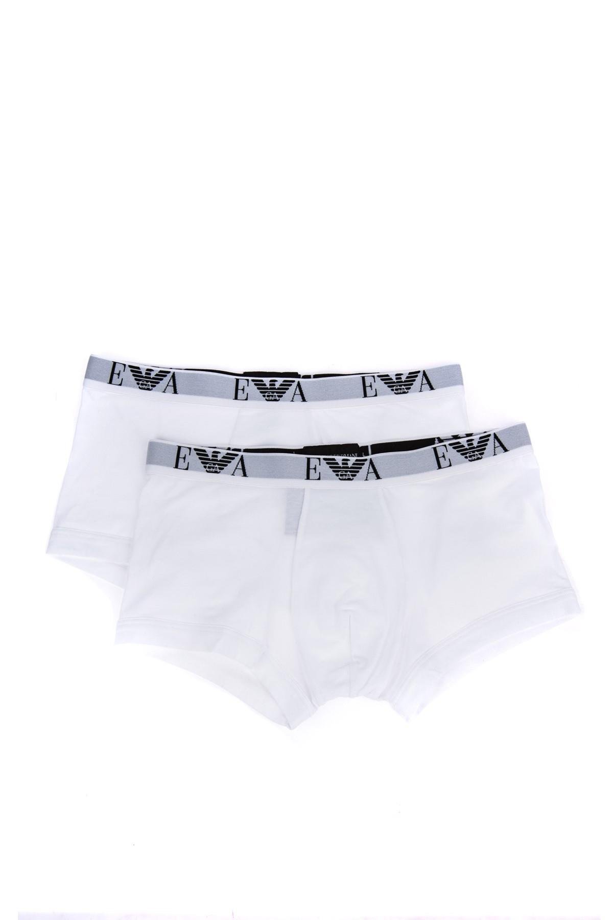 Emporio Armani Emporıo Body Erkek Pamuklu Bel Logolu Günlük Beyaz Boxer CC715-111210-710
