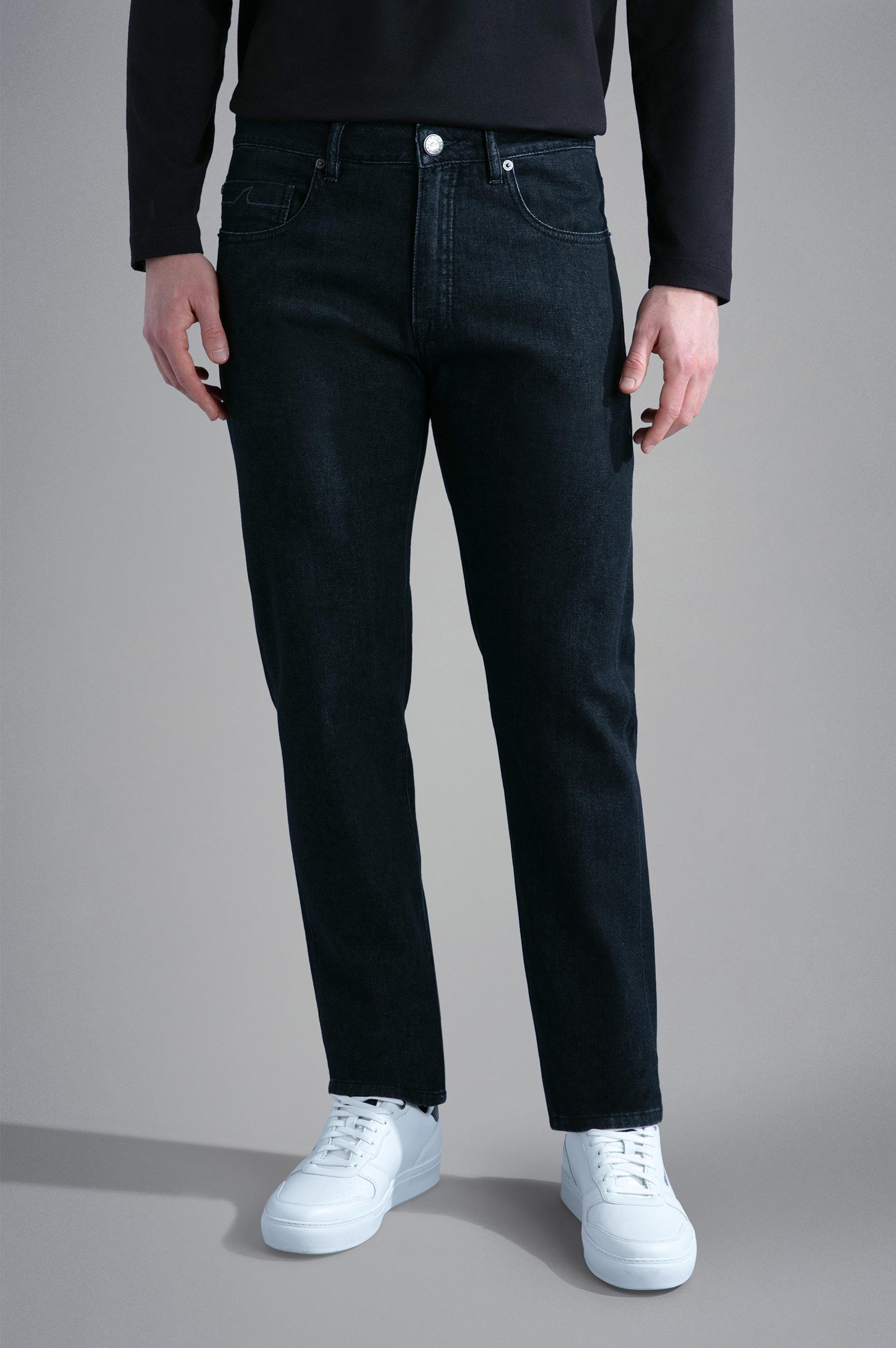 Paul Shark Paul Shark Erkek Denim Cepli Normal Kalıp Günlük Kullanım Antrasit Jeans 13314107-009