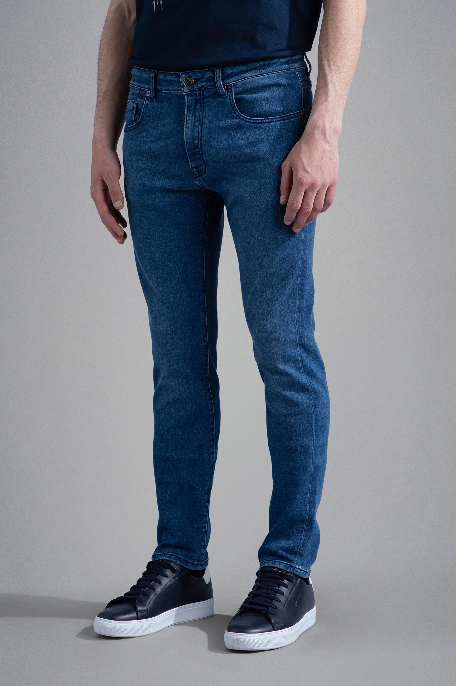 Paul Shark Paul Shark Erkek Denim Kumaş  Normal Bel Düz Model Mavi1 Jeans 13314120-001