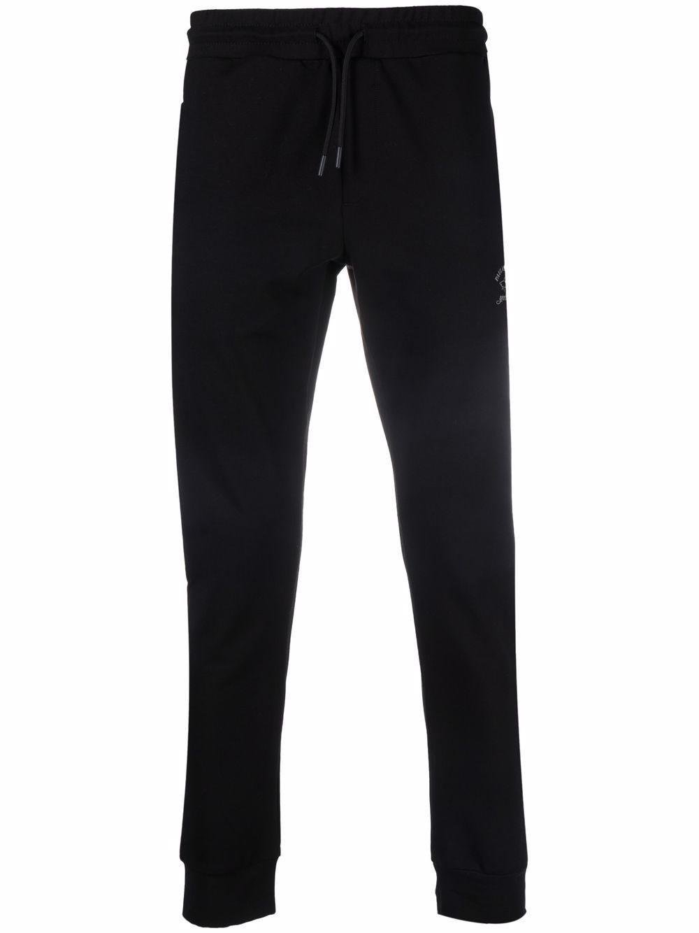 Paul Shark Paul Shark Erkek Pamuklu Regular Fit Düz Siyah Eşofman Altı 11311814-011