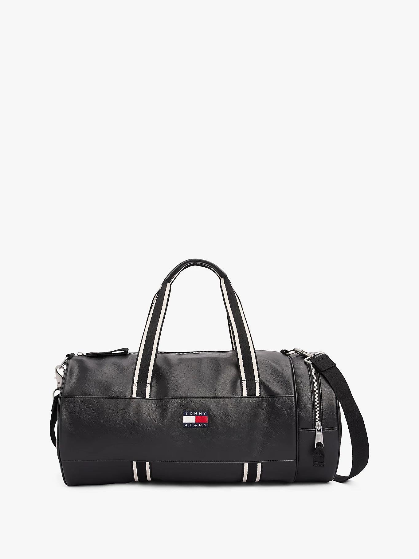 TOMMY HILFIGER Tommy Hilfiger Erkek Geniş Tasarım Organize Edilmiş Bölmeler Siyah Valiz AM0AM13344-BDS