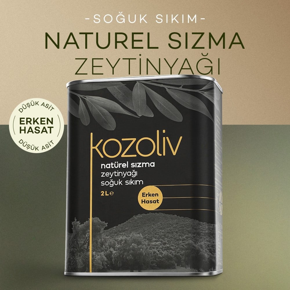 2025-26 Yeni Sezon Erken Hasat Soğuk Sıkım Zeytinyağı 2 LT Erken Hasat Natürel Sızma Zeytinyağı