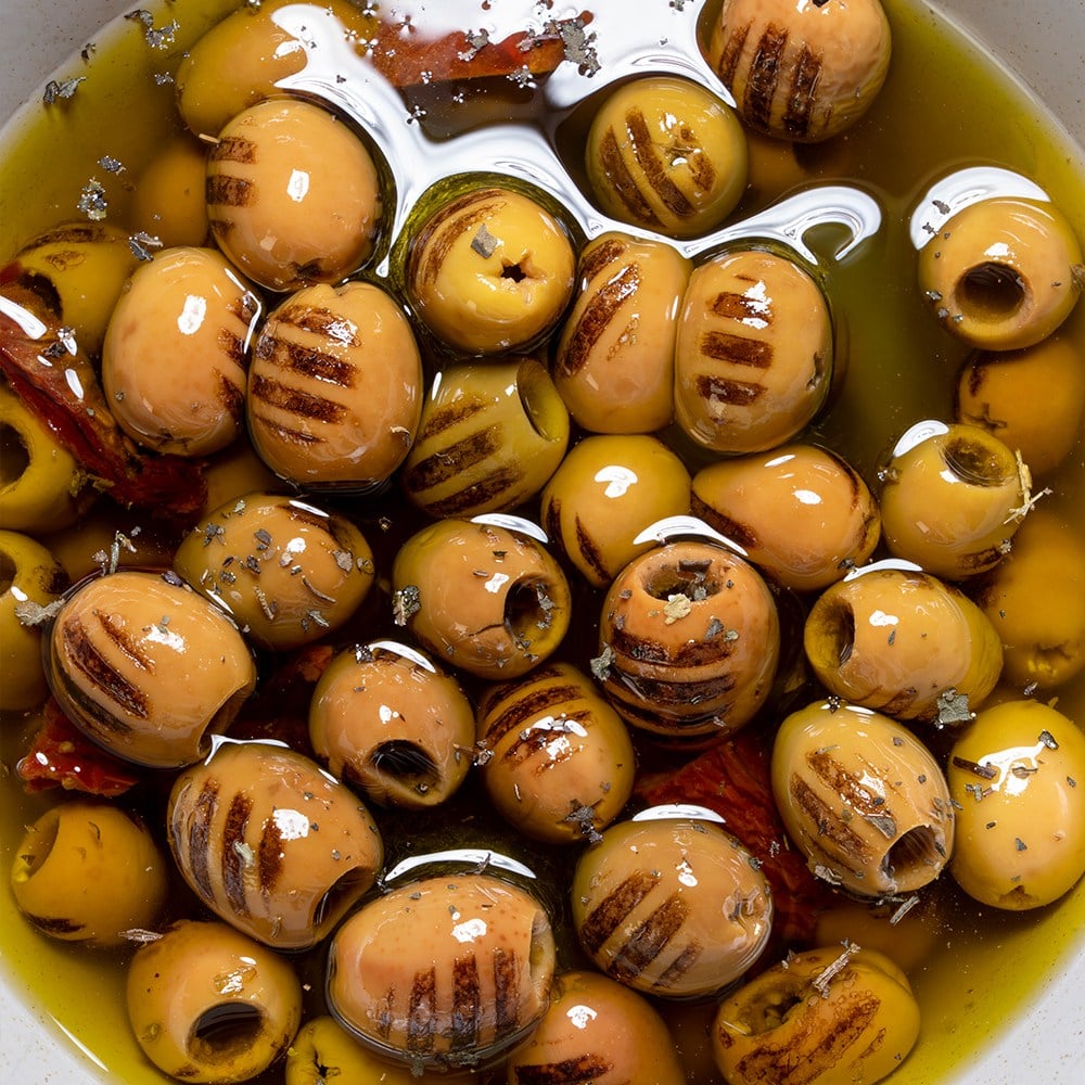 Izgara Çekirdeksiz Zeytin Salatası 290 gr Green Olives