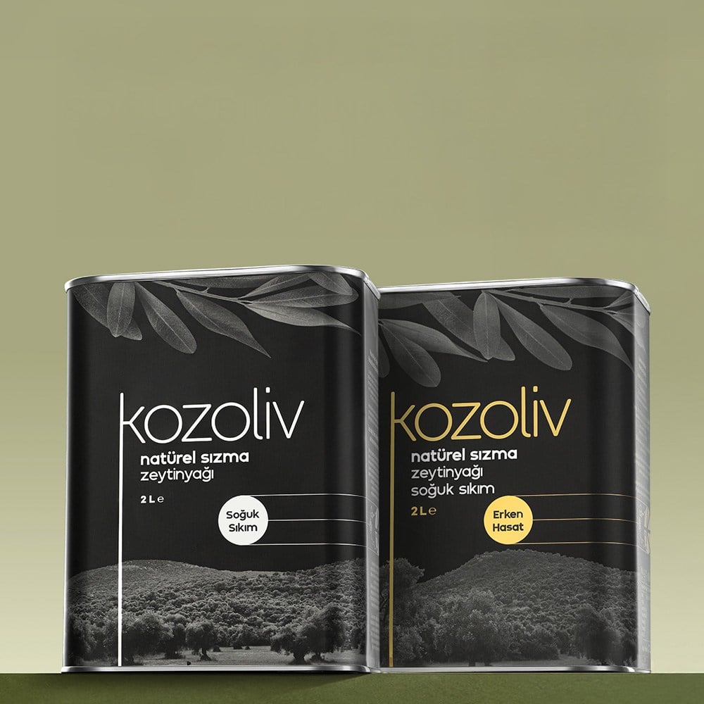 Soğuk Sıkım Natürel Sızma Zeytinyağı 2 LT + Erken Hasat Soğuk Sıkım Zeytinyağı 2 LT Zeytinyağı