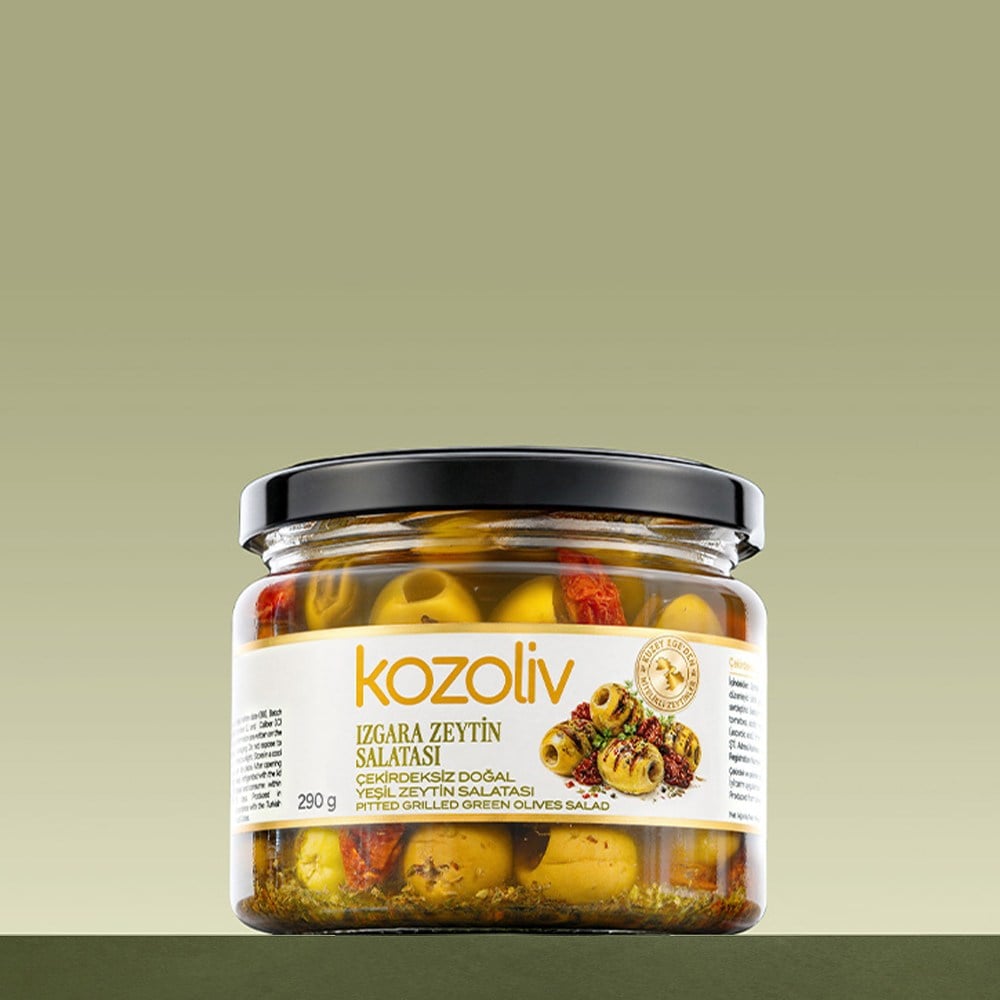 Izgara Çekirdeksiz Zeytin Salatası 290 gr Green Olives