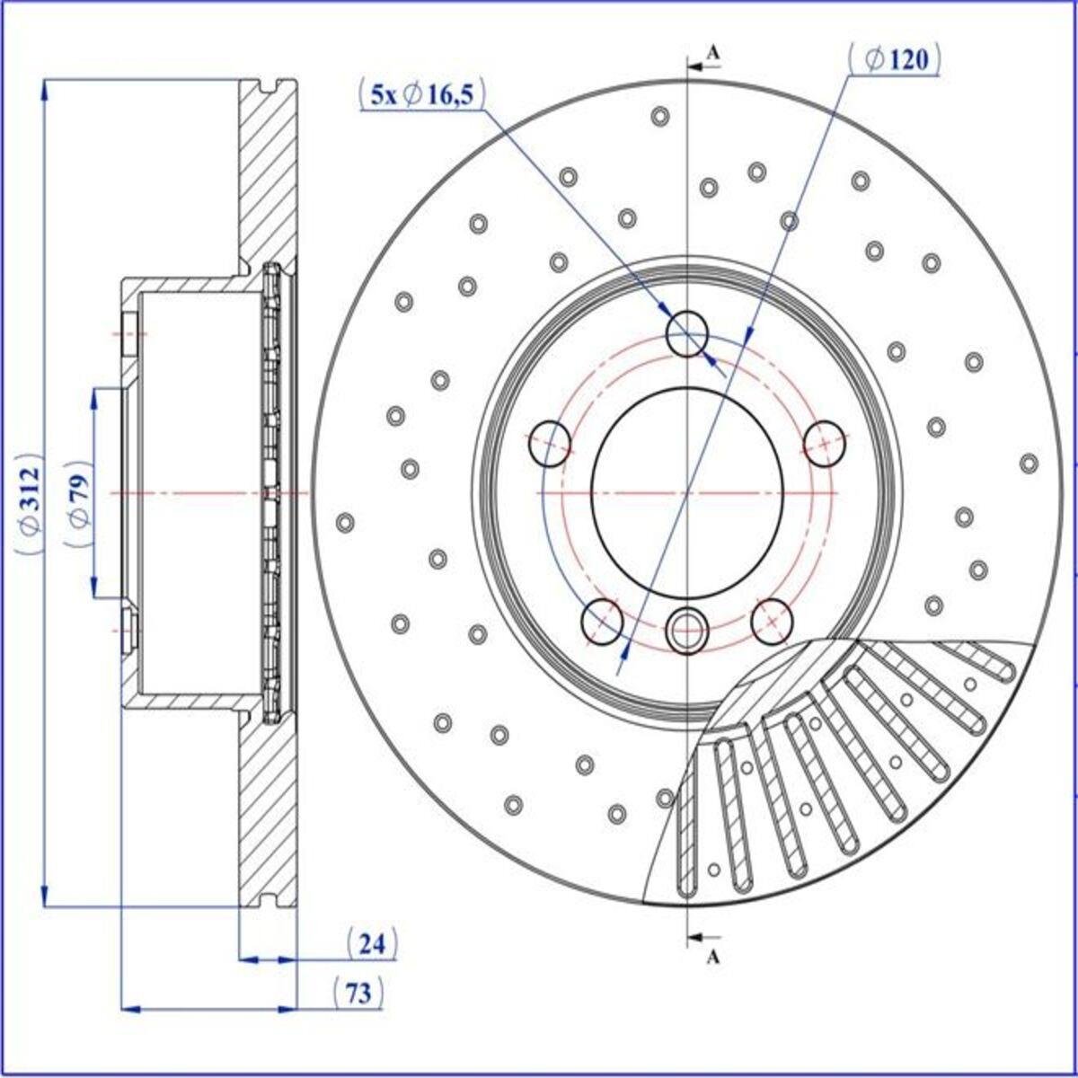 FREN DISKI ( BMW E90-E91-E92 / F20-F30-F33-F34-F36 ON )PERFORMANS