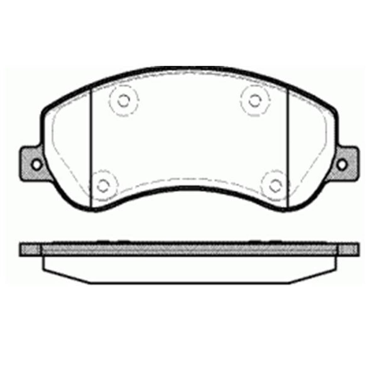 ÖN FREN DİSK BALATA FİŞLİ ( FORD : TRANSİT V347 06- )( VW: AMAROK 10- )