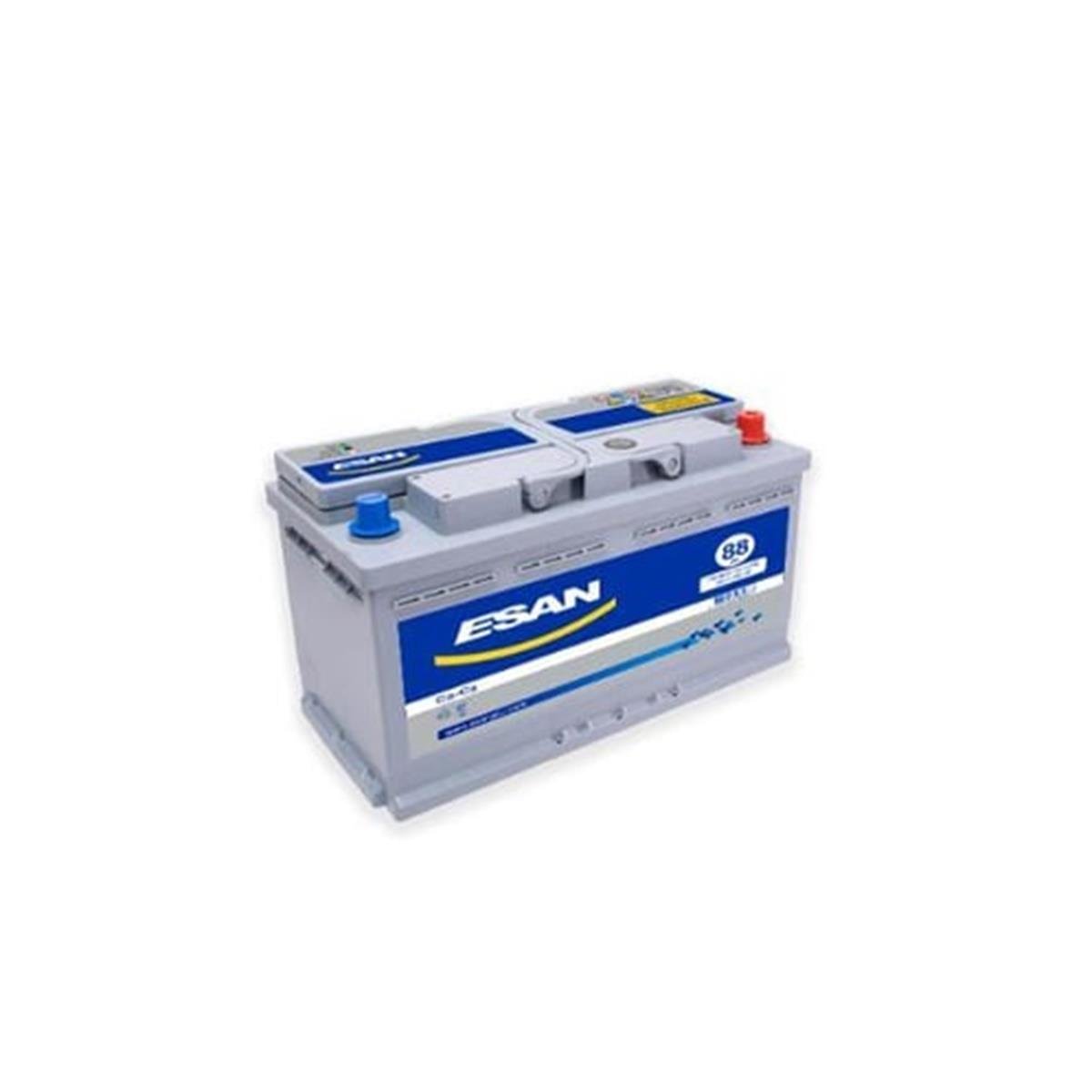 AKU 12 VOLT 88 AMPER TAM KAPALI R+ DUZ KUTUP175×350x190