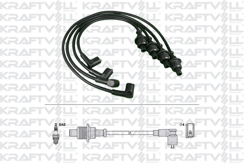 BUJI KABLOSU BERLINGO-PARTNER-EVASION 1,8 8V 97-02 JUMPER 2,0 8V 96-02 XSANTIA 1,8 8V 98,03 XSARA 1,