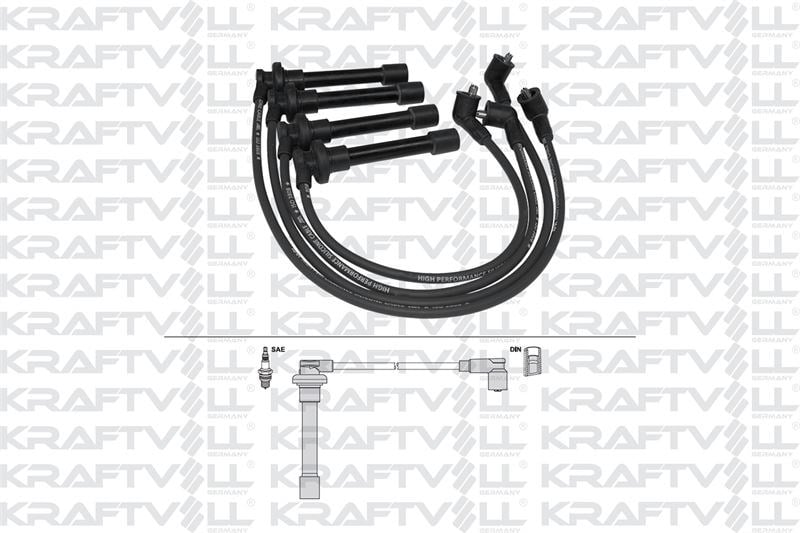 BUJI KABLOSU HONDA CIVIC 1.4 1.5 1.6 1996-2001 ACCORD 1.8 2.0 1998-2002 (SILIKON KABLO)