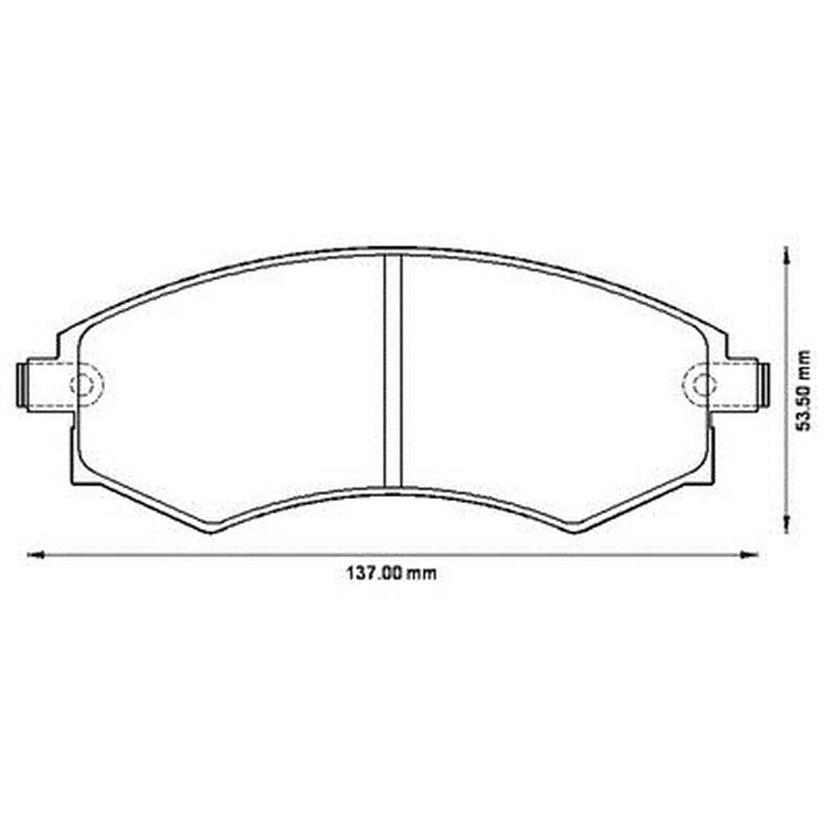 BALATA FREN ON-(KIA: MAGENTIS 01>>/ HYUNDAI :ELANTRA 95>05 / MATRIX 01>10 / SONATA 96>98 / SSANGYOUNG: KORANDO 98>06 )