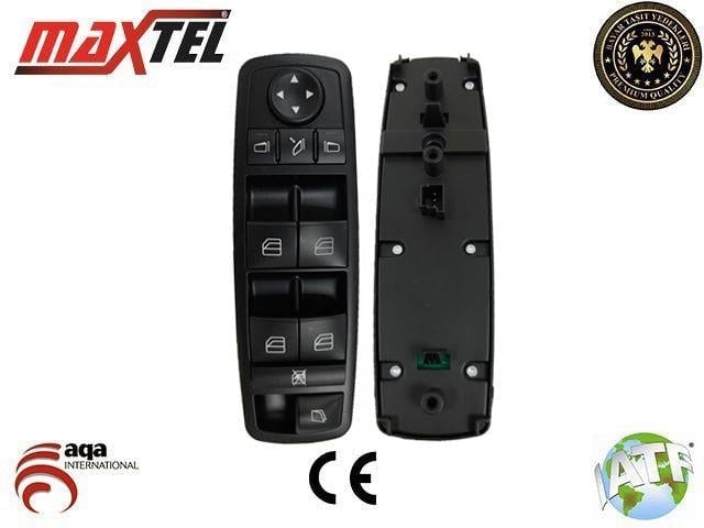 CAM KALDIRMA ANAHTARI MERCEDES W251-W164-X164 A.KATLAMALI SIYAH 2518300590
