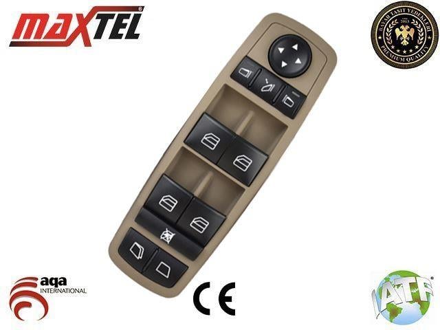 CAM KALDIRMA ANAHTARI MERCEDES X164-W164-W251 3 PIN KATLANIR AYNALI-SIYAH A2518300390