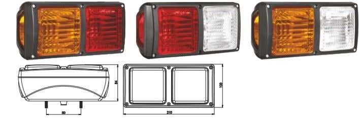 COMBİNE 3 FONKSİYONLU STOP SİNYAL LAMBASI