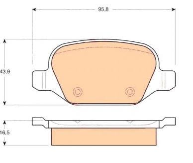 DISK BALATA ALF-147 1.6,1.9,2.0/LANCIA-LINEA ARKA GDB1520- GDB1396