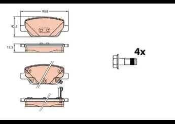 DISK BALATA FIAT EGEA ARKA PRO5393