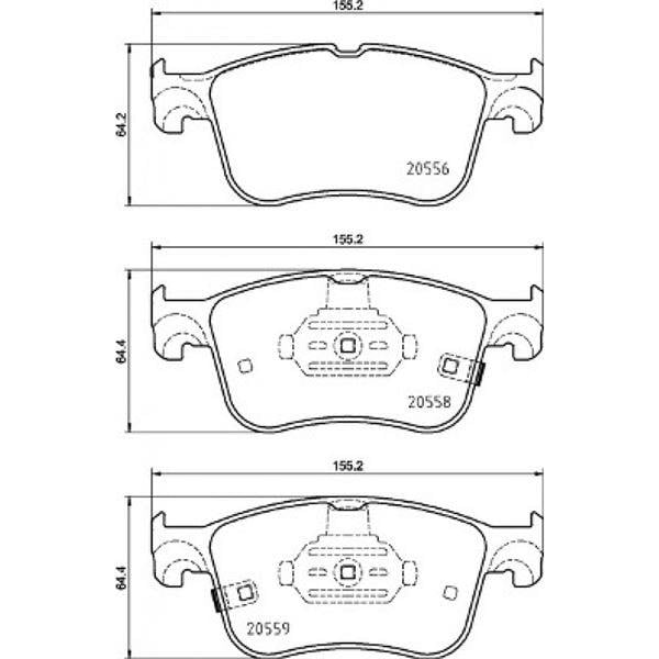 DISK BALATA FORD FOCUS ÖN 2018- 0986424885