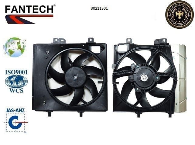 FAN MOTORU PEUGEOT 301 12- 308 SW 09- 207 2009- 208 12- 2008 2013- 1007 05- CITROEN C2 03- C3 I 02-