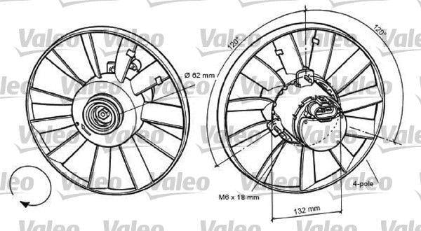 FAN MOTORU VW PASSAT 93>97