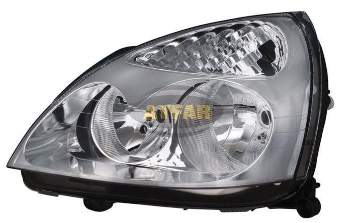 FAR KOMPLE SOL MOTORLU RENAULT CLIO 01-09 KROM ÇERÇEVELİ