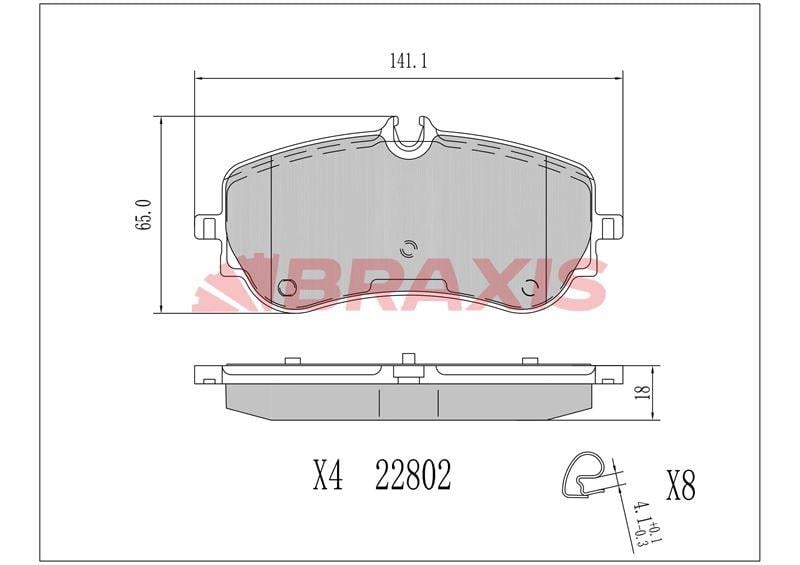 FREN BALATASI ARKA CRAFTER 17 > AMAROK 18 > MAN TGE 17>