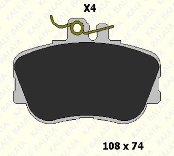 FREN BALATASI ÖN MERCEDES C SERI (W202) SW (S202) SHİMLİ 21439 203 24 MSH KD11