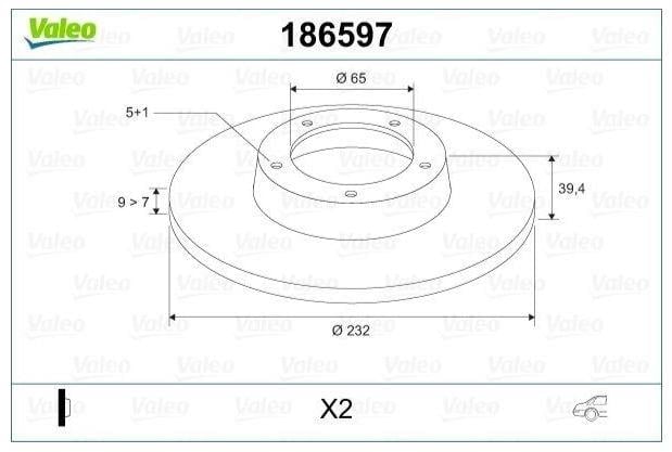FREN DİSKİ ARKA TAKIM VW GOLF IV 1.8- 1.9TDI 97-