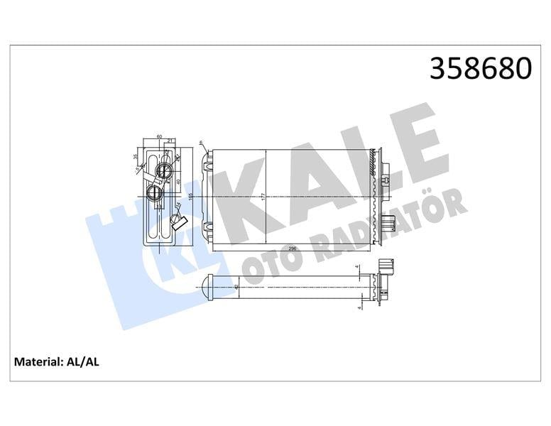 KALORİFER RADYATÖRÜ IVECO EUROCARGO