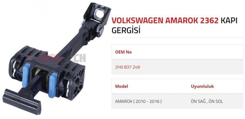 KAPI GERGİSİ AMAROK ÖN 2010-