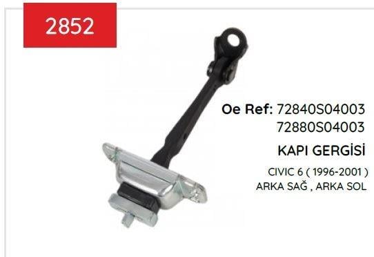 KAPI GERGİSİ ARKA HONDA CİVİC 6 1996-2001