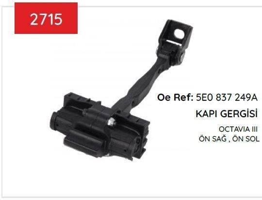 KAPI GERGİSİ ÖN SKODA OCTAVIA III 2013 -