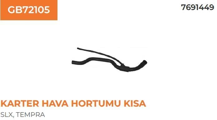 KARTER HAVA HORTUMU KISA FIAT TPX-SLX 7691449