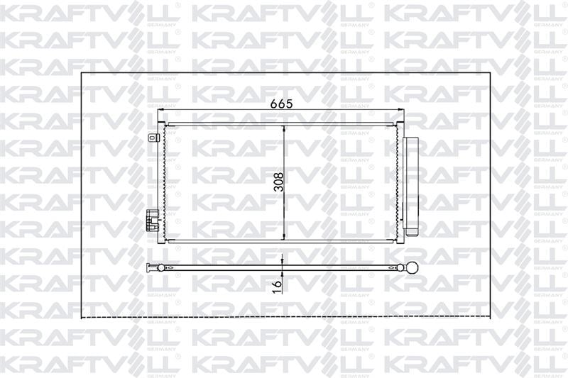 KLIMA RADYATORU (CONDENSER) EGEA 1,3 1,6 MJET 1,4 BENZINLI