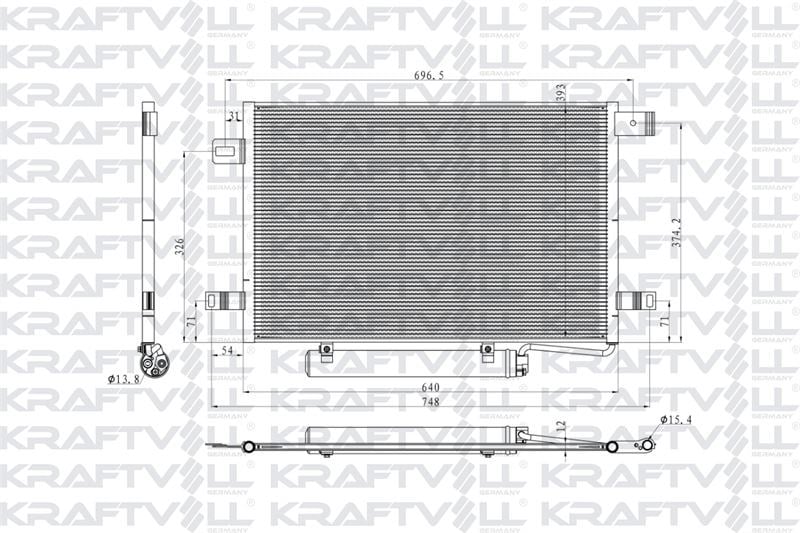 KLIMA RADYATORU CRAFTER 06>16 SPRINTER 906 06>16
