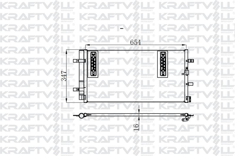 KLIMA RADYATORU KONDANSOR AUDI A4 1,8 TFSI 2,0TDI 08> 674×334×16  OTO/MEK SANZIMAN